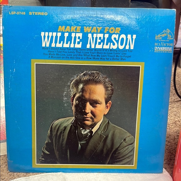 RCA VICTOR Other - 1967 Make Way For Willie Nelson Vinyl Record Album 12 inch LP